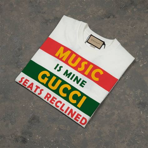 music is mine gucci t shirt|Gucci 100 music.